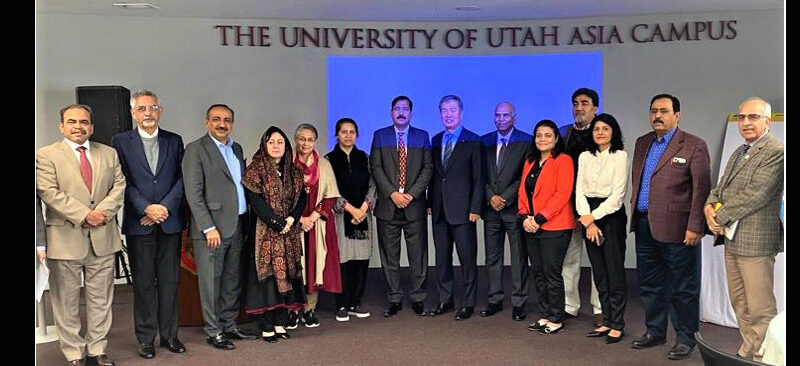 The Vice Chancellors of 11 universities of Pakistan, including the Sindh Agriculture University, Tandojam, out of sixteen HESSA partner universities departed for South Korea on an exchange visit under the USAID’s Higher Education System Strengthening Activity (HESSA) being implemented by the University of Utah.